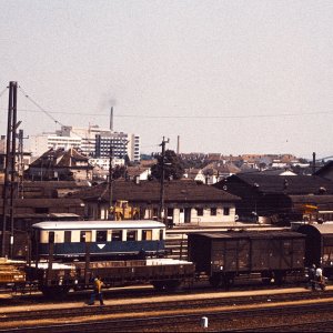 St. Pölten Rangierbahnhof im Jahr 1973