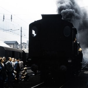 Erzbergbahn bei Haltestelle Glaslbremse 1973