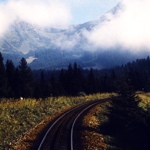 Erzbergbahn Zahnradbetrieb Zahnstange 1973