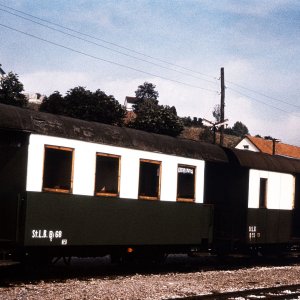 Wagons Feistritztalbahn um 1973