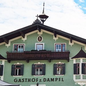 Gnadenbild Mariahilf Dachgiebel St. Johann in Tirol