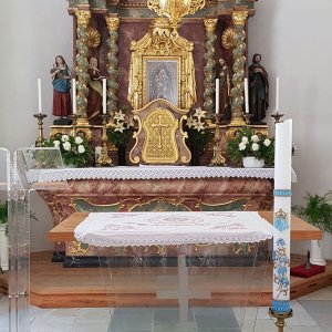 Altar der Wallfahrtskapelle Höttinger Bild in Innsbruck