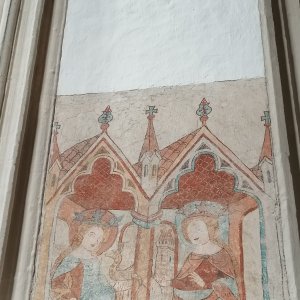 Wandmalerei in der Pfarrkirche St.Stephanus in Weiten