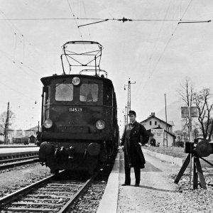 1963.-Jenbach, Lokführer