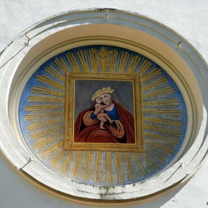 Mariahilf-Bild Fassade Kapuzinerkirche Lana