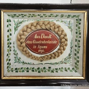 Votivgabe Haarzopf Prad-Agums.