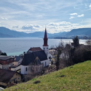Attersee, Ort und See