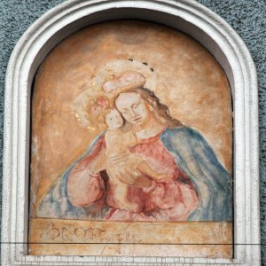 Mariahilf-Bild Hausfassade St. Georgen im Attergau