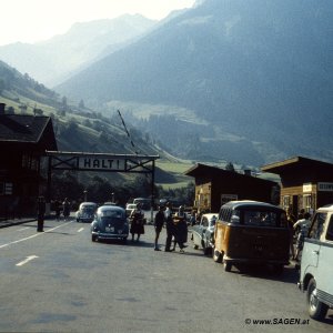 Mautstelle Großglockner-Hochalpenstraße 1960er Jahre