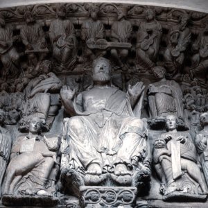 Pórtico de la Gloria in der Kathedrale von Santiago de Compostela