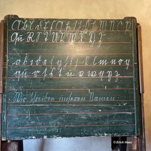 Schultafel Schulmuseum Michelstetten