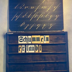 Schüler-Setzkasten Schulmuseum Michelstetten