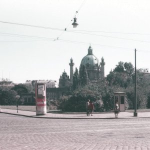 Wien Karlskirche September 1956