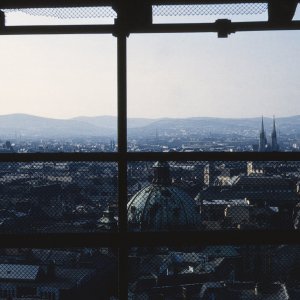 Wien Ausblick Stephansdom 1950er Jahre