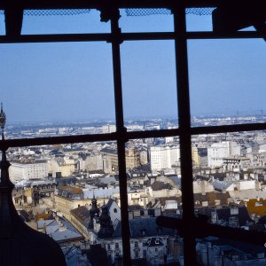 Wien Ausblick Stephansdom 1950er Jahre