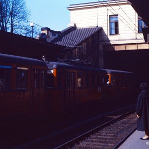 Wien Stadtbahn-Station 1956