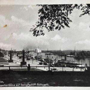 Stettin, Blick von der Hafenterrasse