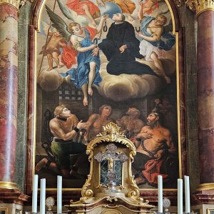 Wallfahrtskirche St. Leonhard bei Pucking - Hochaltar