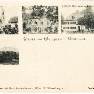 Gampern, Ansichtskarte um 1900