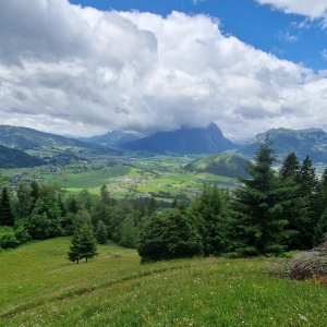 Blick ins Ennstal von der Stalingrad Kapelle