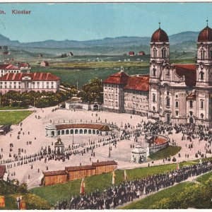 Einsiedeln Kloster um 1905
