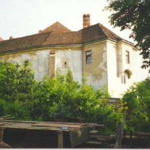 Schloß Albrechtsberg a.d. Pielach, Nordansicht, Nordwest-Eck, 1996