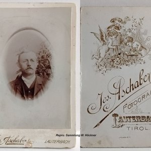 Porträt Jos. Aschaber, Lauterbach