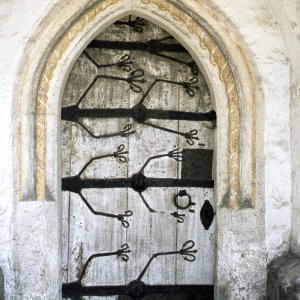 Siebenschläferkirche Rotthof - Kirchentüre