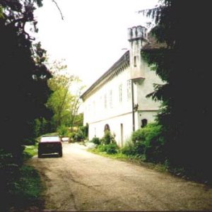 Schloß Albrechtsberg, ehemaliger Eingang, 1999