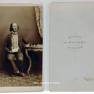 CdV Porträt Kufstein 1879, Atelier A. Meissl