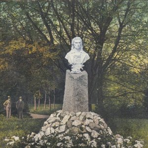 Der Schillerpark - Stadtpark - der Stadt Horn, Niederösterreich (Ansichtskarte)