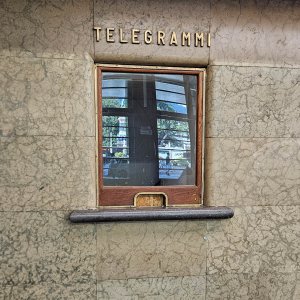 Bahnhof Trient Telegrammschalter