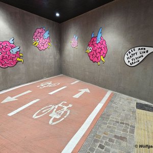 Rovereto Unterführung und Radweg