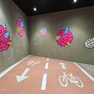 Rovereto Unterführung und Radweg