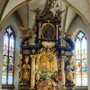 Pfarr- und Wallfahrtskirche hl. Martin, Ohlsdorf - Hochaltar
