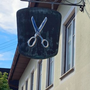 Ausleger Hundefriseurin