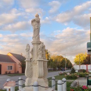 Pestsäule in Wimpassing an der Leitha