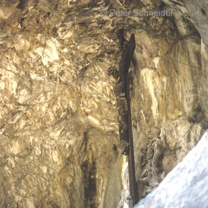 Kreuz in der Martinsgrotte