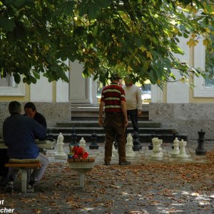 Schachspiel im Hofgarten Innsbruck