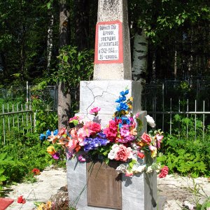 Das Denkmal in Plesezk