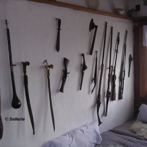 Volkskundliches Gerät im Museum in Kruja