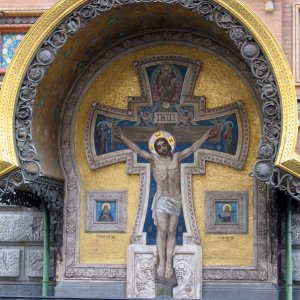 Auferstehungskirche in Sankt Petersburg (Detail)