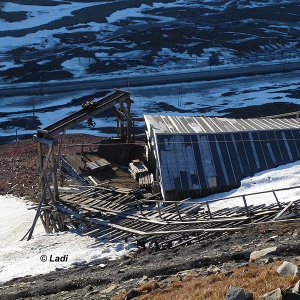 Bergbau Svalbard Spitzbergen Gruve 2