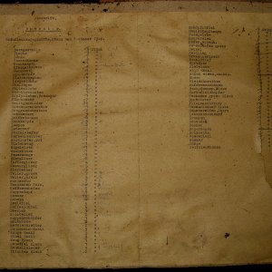Inventurliste von 1946