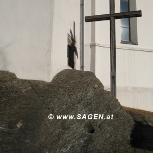 Schalenstein mit Kreuz, Aldrans