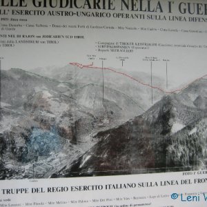 Infotafel am Rio Caino