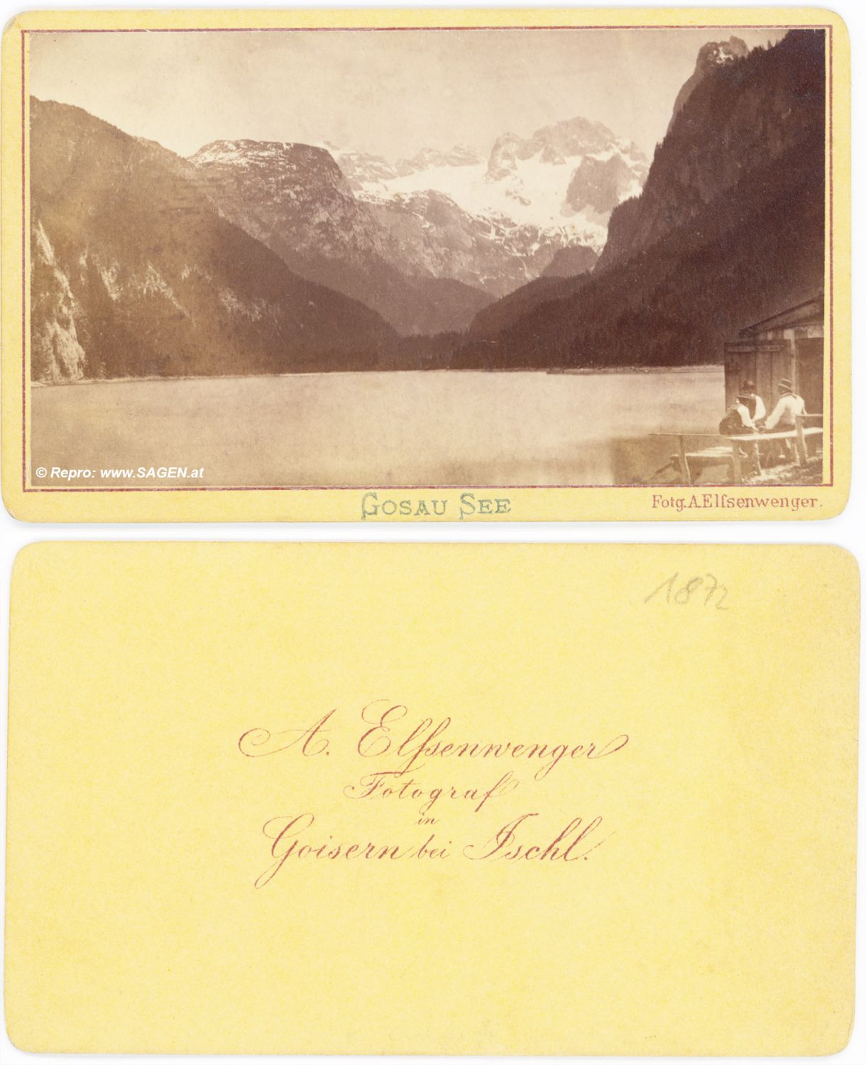 A. Elsenwenger - Gosau See 1872
