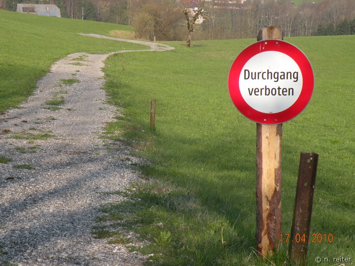abkürzung verboten