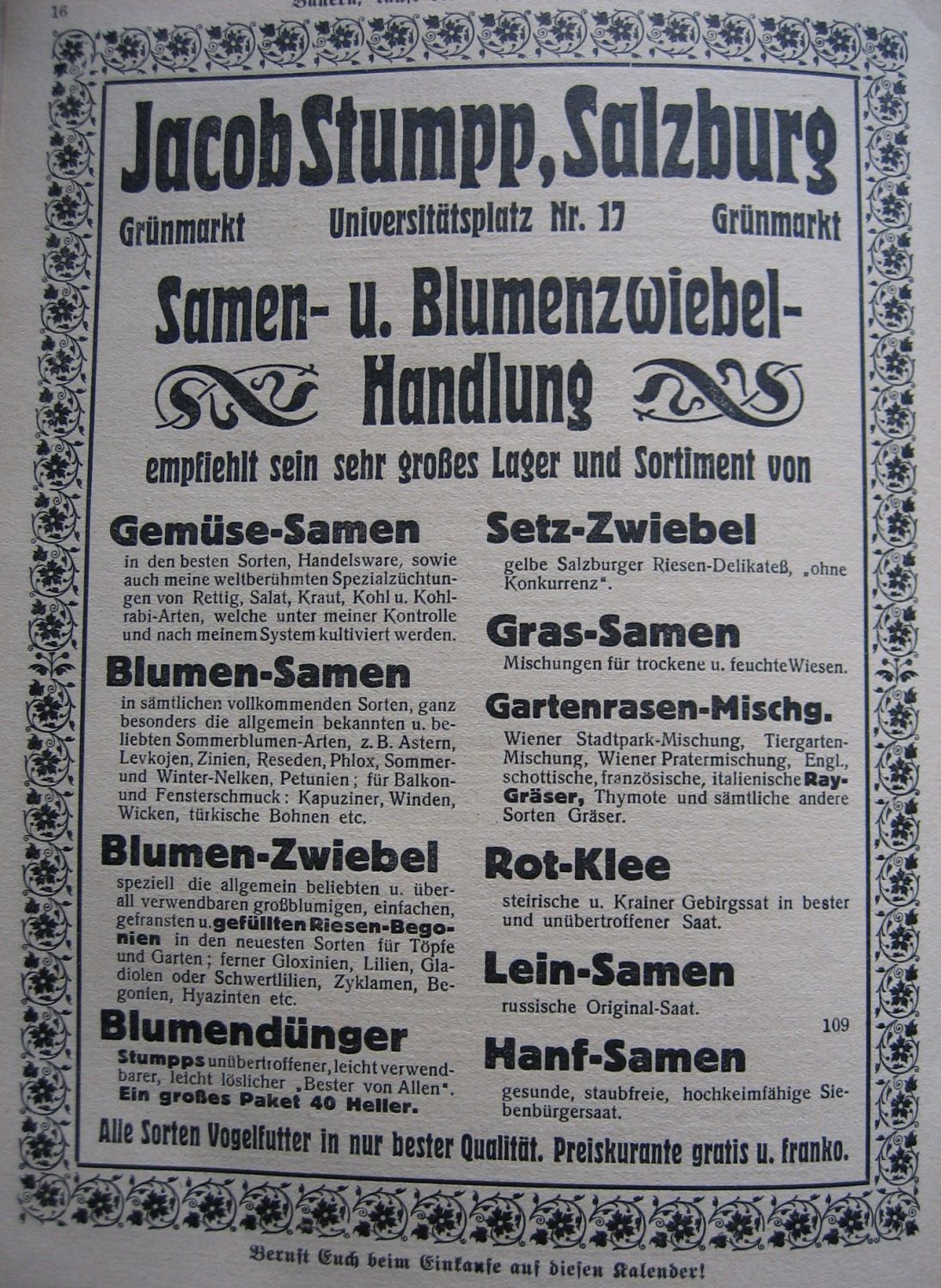 alles für den Gärtner