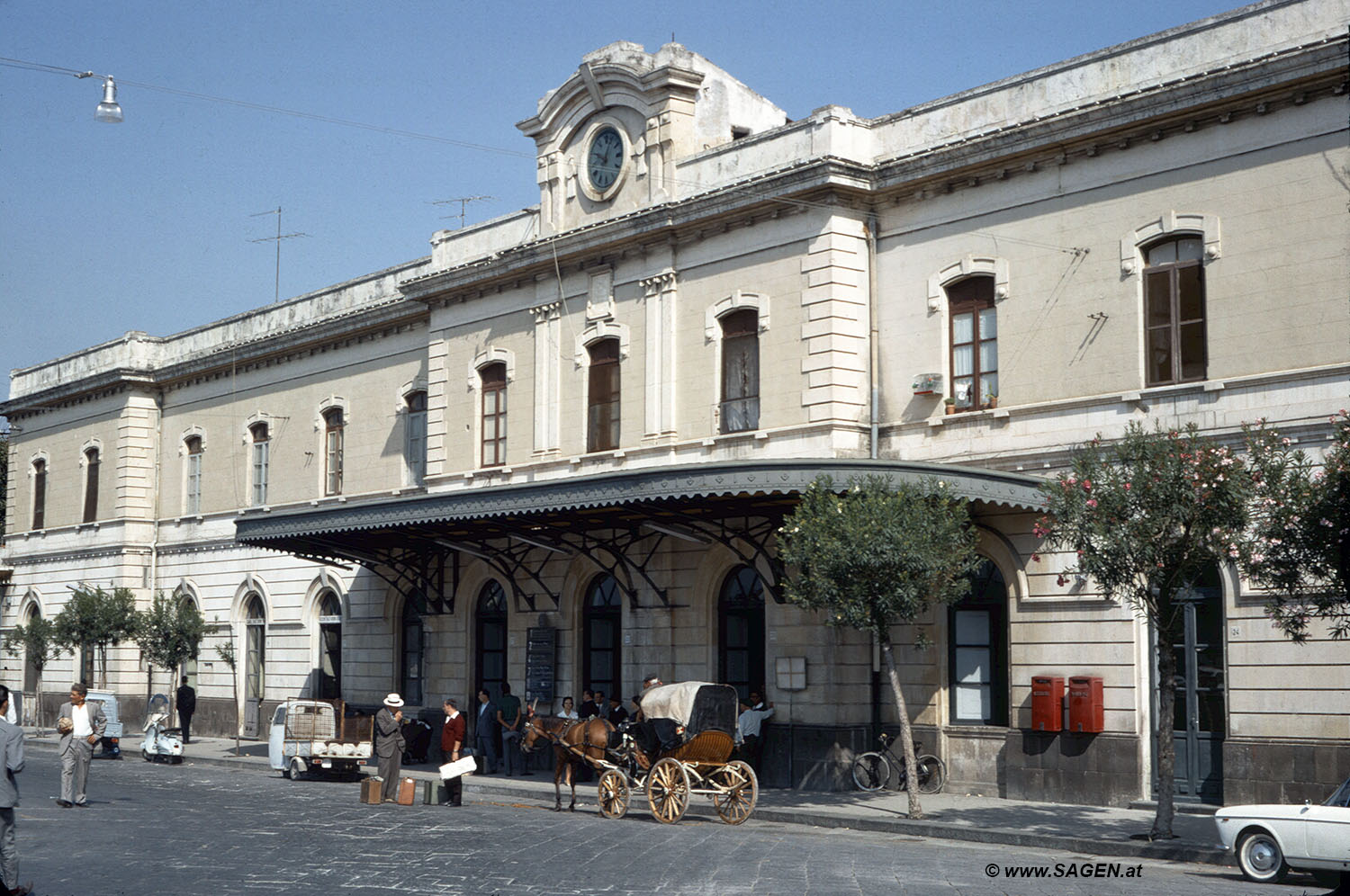 Alltagsszene Sizilien 1964